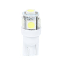 2x Auto Width Dome Lights T10 W5W 5SMD LED Bulb 12V Reading Lamp Car Accessories