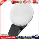 Mini Q Selfie Ring Light Flash LED USB Clip Mobile Phone Fill Lamp (Black) Newly