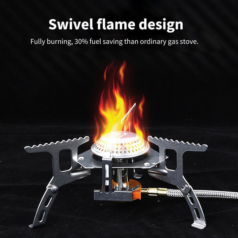Outdoor Gas Stove Camping Folding Picnic Cooking Portable Split Stove (B)