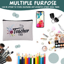 Teacher Appreciation Gifts Teacher Makeup Bag Cosmetic Pencil Pouch (5) Newly