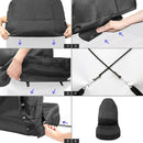 TIROL Car Front Seat Cover Auto Seat Protector with Seat Back Organizer