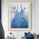 5D DIY Special Shaped Diamond Painting Peacock Cross Stitch Embroidery Mosaic