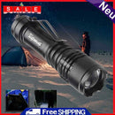 Mini LED Flashlight 3 Mode Ultra Bright Handheld Pen Clip Light Pocket Torch