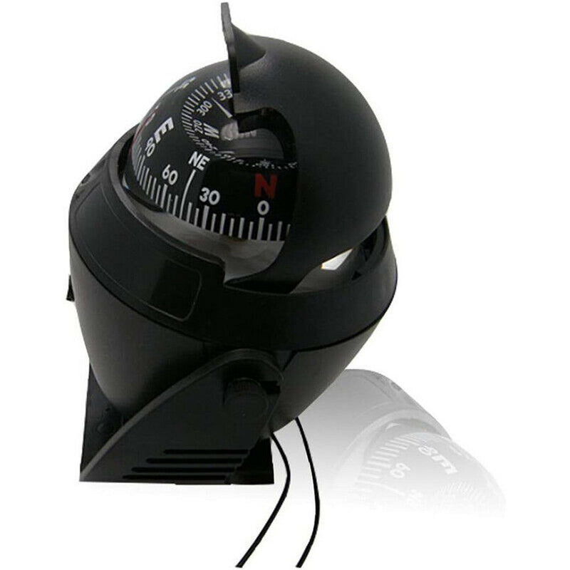 Digital LED Light Sea Guider Marine Compass Car Compass Camping Hiking Tool