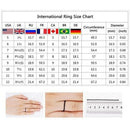 Casual Temperature Ring Smart Mood Couple Finger Knuckle Ring (Black US 12)