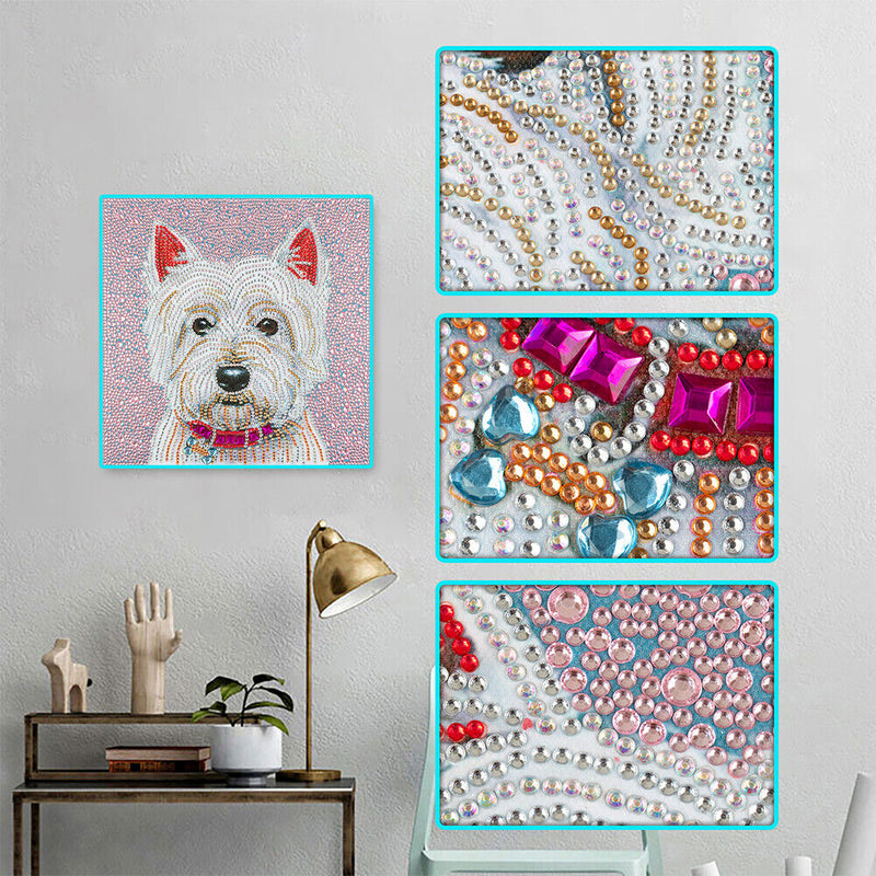 Full Special Shape Drill Diamond Painting Animal Crystal Art Draw (CU085)