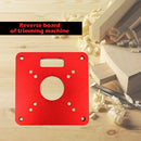 Universal Aluminum Router Table Insert Trimmer Woodworking Bench Router Plate