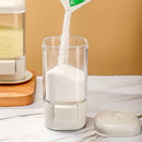 Salt Control Bottle Press Quantitative Seasoning Jar BBQ Limit Salt Shaker Newly