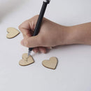 Double Heart shape Wedding guest book Decoration Rustic  Reception Table.