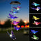 LED Solar Wind Chime Butterfly Light Color Changing IP65 Hanging Lamp (C) Newly