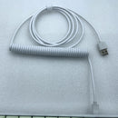 Mechanical Keyboard Data Cable Coiled Aviator Wire Type-C to USB Plug-in Cable
