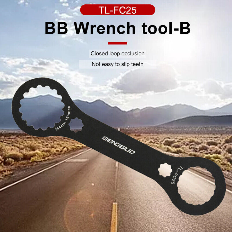 Aluminum Alloy Bicycle Bottom Bracket Wrench Spanner MTB Bike BB Repair Tools