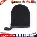 Body Self Tan Lotion Applicator Glove Body Care Sponge Flocked Glove (Black