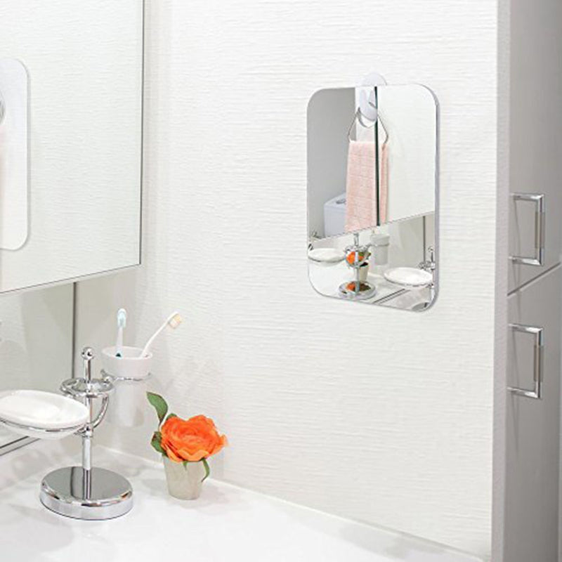 Washroom Decor Shaving Suspensibility Fogless Mirror Looking Glass Anti Fog