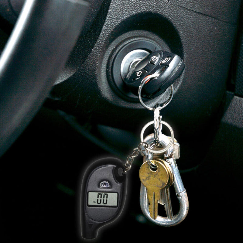 Digital Tire Pressure Gauge Keychain Car Auto Motorcycle Tyre Air Pressure Gauge