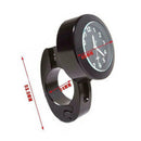 Motorcycle Bike Waterproof Black Dial Handlebar Clock Univ Fast Watch Tool W4T7