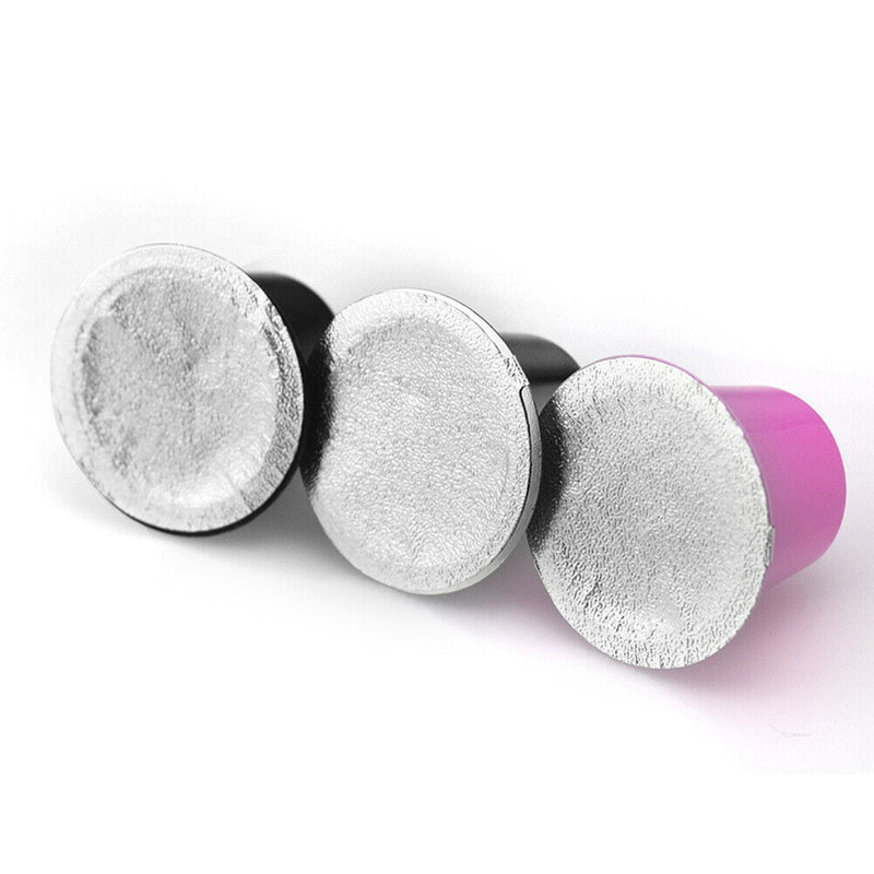 100pcs Aluminum Lids Seals Refillable Nespresso Pod Coffee Films (100pcs)