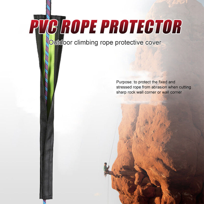Climbing Rope Protector Sleeve Cover Anti-Wear Mountaineering Rescue Tools Newly