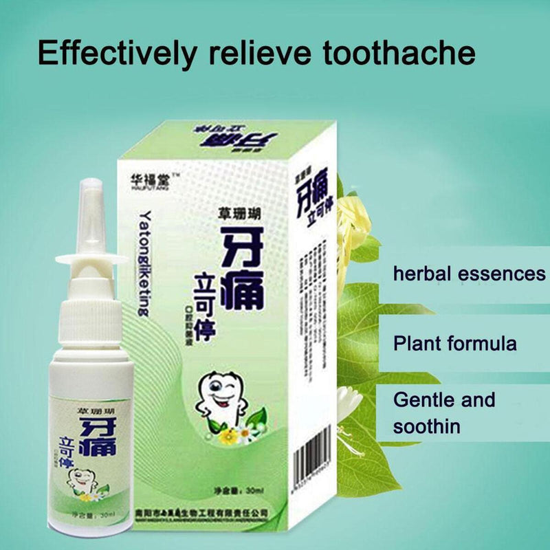 Instant Teeth Treatment Relief Toothache Spray Effective Dental Pain Care#