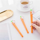 Cute Creative Writing Stationery Gel Pens Sign Pen Cartoon Carrot Rabbit