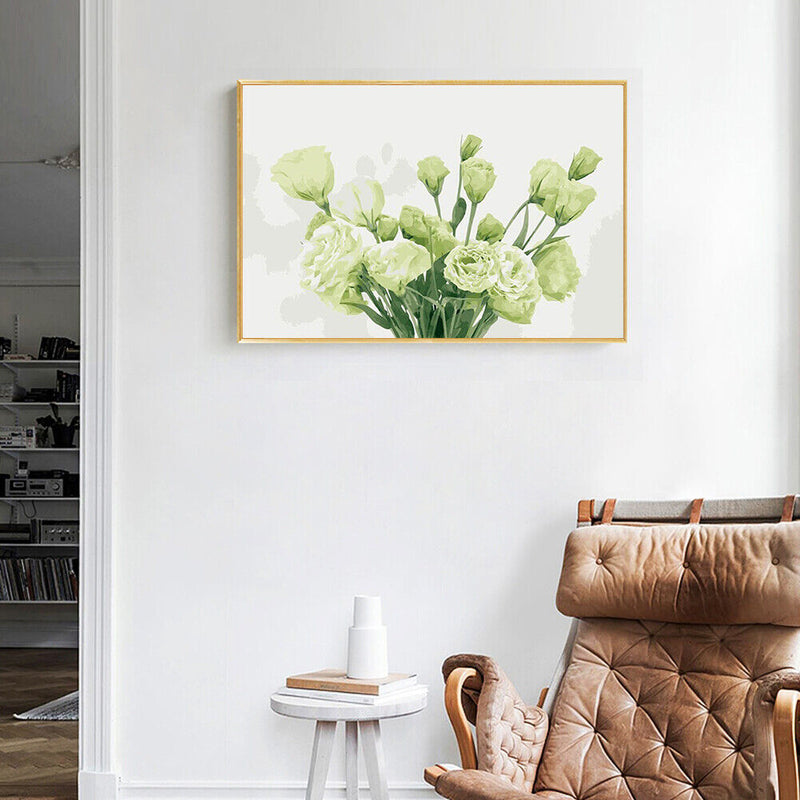 Painting By Numbers Acrylic Hand Painted Flowers Digital Picture Art Home Decor