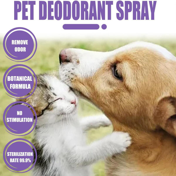 50ml Pet deodorant spray dog cat body odor feces cleaning deodorant G7N9