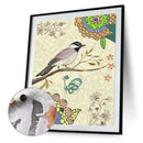 DIY Oil Paint by Numbers Flowers and Birds Picture Coloring Art Craft Decor Kit