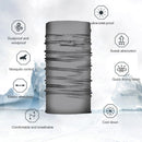 Cycling Camping Tube Scarf Outdoor Gaiter Bandana Headband (Light Grey) Newly