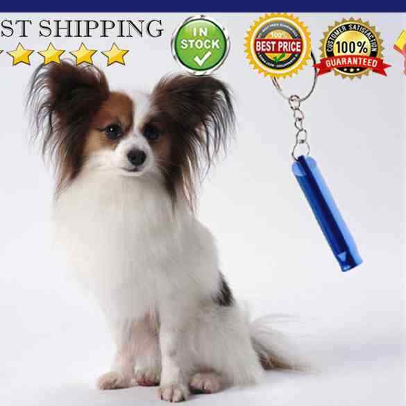 Dog Whistle Keychain Pendant Keyring Pocket Pets Accessories Metal