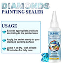 240ml DIY Diamond Painting Conserver Permanent Hold Shine Effect Sealer Glue