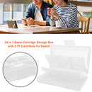 24+2 in 1 Game Cards Case for Nintend Switch Storage Protector (White)