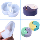 DIY Candles Silicone Mold Reusable Tai Chi Molds Ornament for Candles Making