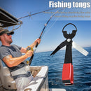 Steel Fishing Quick Knot Scissors Line Cutter Clippers Nippers (Black)