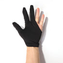 3-Finger Open Lycra Snooker Billiard Gloves Left/Right Universal (Black) Newly