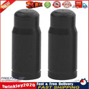 2x Bicycle Presta Tire Valve Cap Aluminum Alloy Bike Valve Cover (Black) Newly