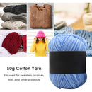 Gradient Color Milk Cotton Yarn Scarf Sweater Crochet Knitting Yarn (E) Newly