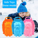 Winter Outdoor DIY Plastic Duck Shape Snow Ball Maker Mold Clip for Childre