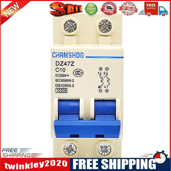 DZ47Z-63/2P Photovoltaic DC Circuit Breaker Protection Air SwitchX3(10A)