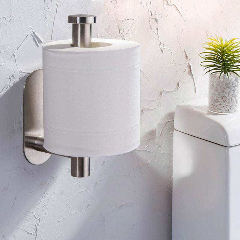Toilet Paper Holder Adhesive Bathroom Tissue Holder Paper Roll Wall Stand Newly
