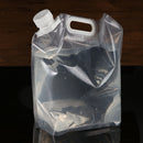 5L Falten Trinkwasser Behälter Handheld Portable klar Wasserbeutel Camping Wasse