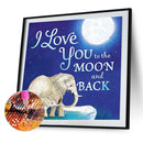 5D Diamond Painting Kit Elephant Full Square Drill DIY Wall