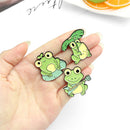 Clothes Jewelry Metal Lapel Pins Cute Frog Enamel Pins Cute Badge Animal Brooch