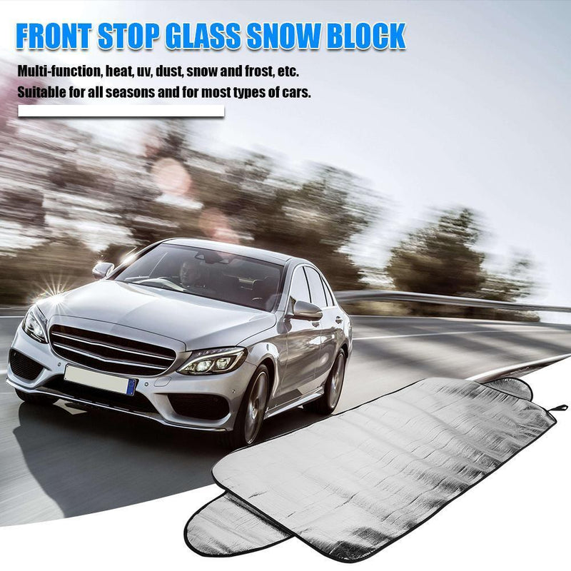 59x28 inch Winter Car Windshield Cover Auto Snow Ice Frost Shield Heat Sun Shade
