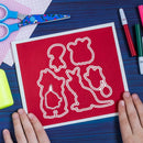 Koala Giraffe Penguin Bear Paper Cut Dies Silicone Seal Stamp Mold (C) Newly