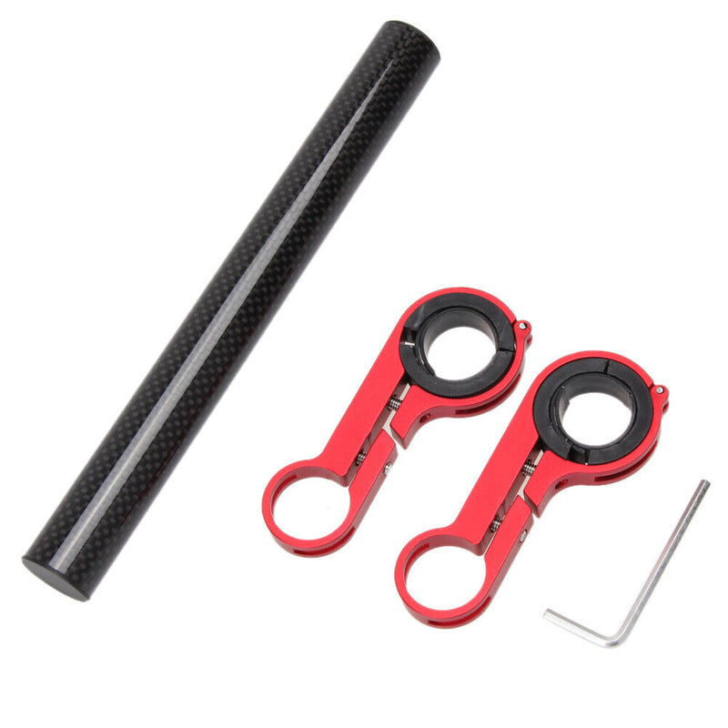 Double Mountain Bike Handlebar Extender Watch Bracket Holder (Red) Newly