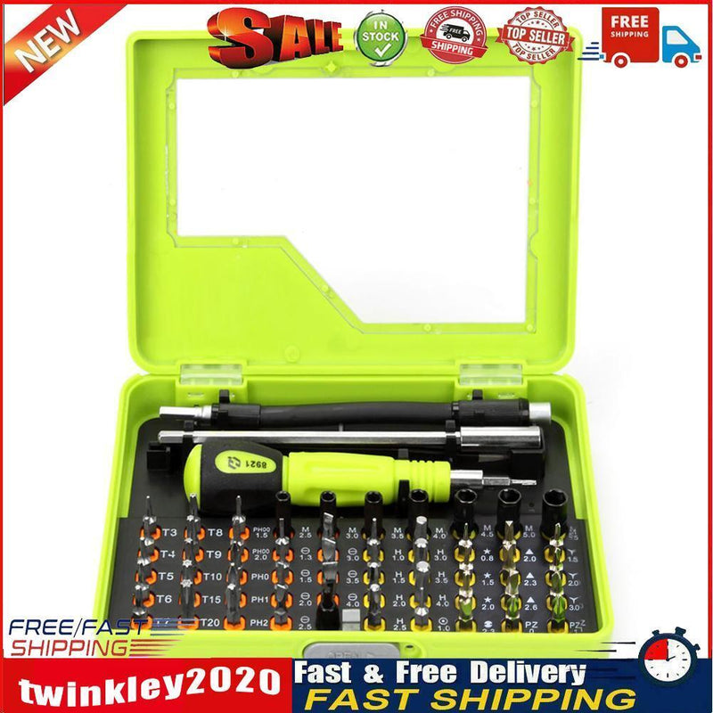 53 in1 Multi-Bit Precision Torx Screwdriver Tweezer Cell Phone Repair Tool Newly