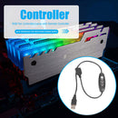 USB 5V Voltage Temperature Controller RGB Fan/Lamp with Remote Controller