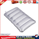 Inflatable Outdoor Camp Pillow Foldable Portable Car Sleep Cushion (Gray) Newly