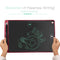 8.5in LCD Digital Writing Tablet Portable Drawing Board (Monochrome Red)