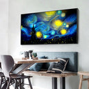 80x45cm 5D DIY Diamond Painting Abstract Night Sky Full Round Drill Mosaic Kit